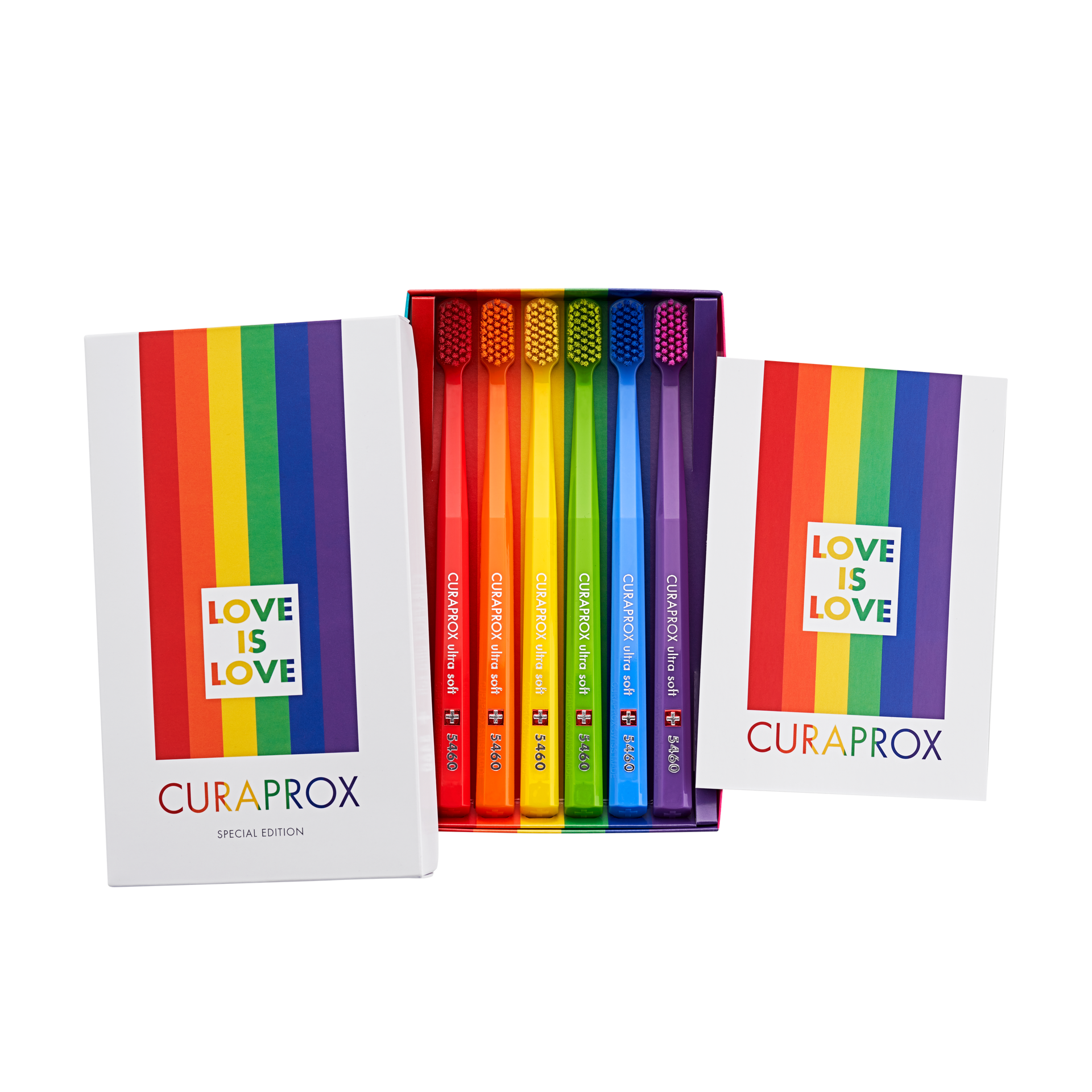 מברשות שיניים Curaprox CS 5460 Rainbow Edition – Love is Love