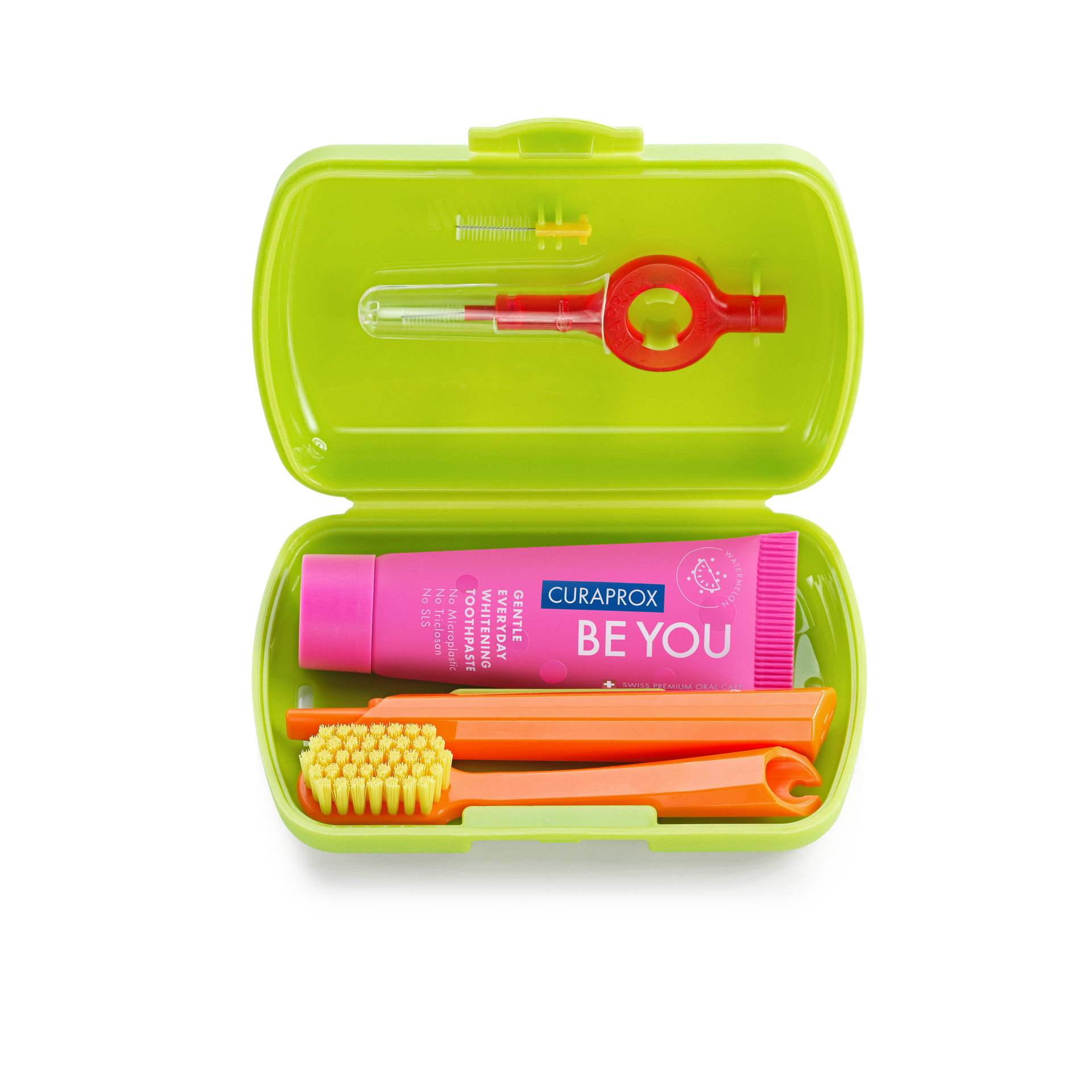 Travel set. Green