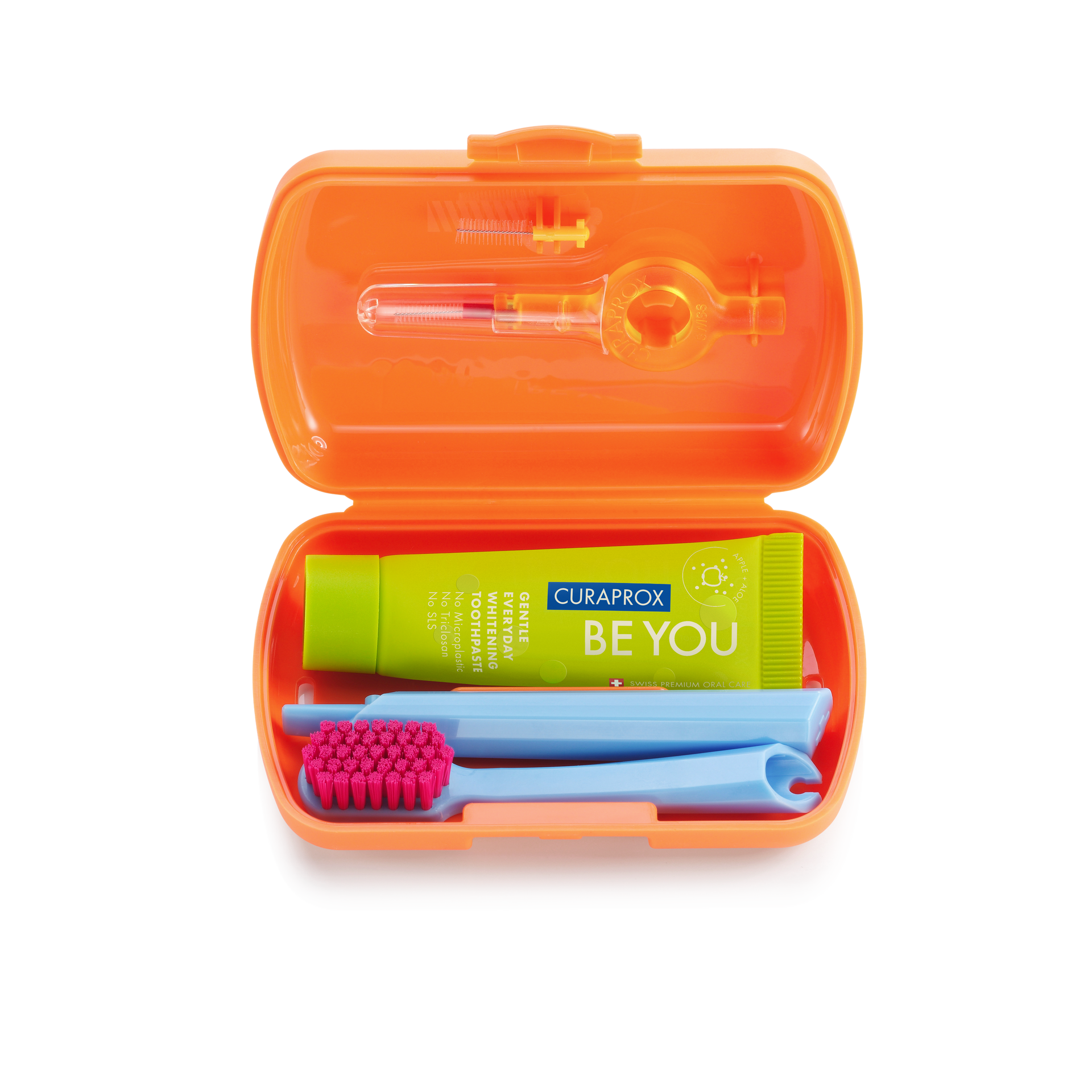 ערכת נסיעה בכתום Travel set