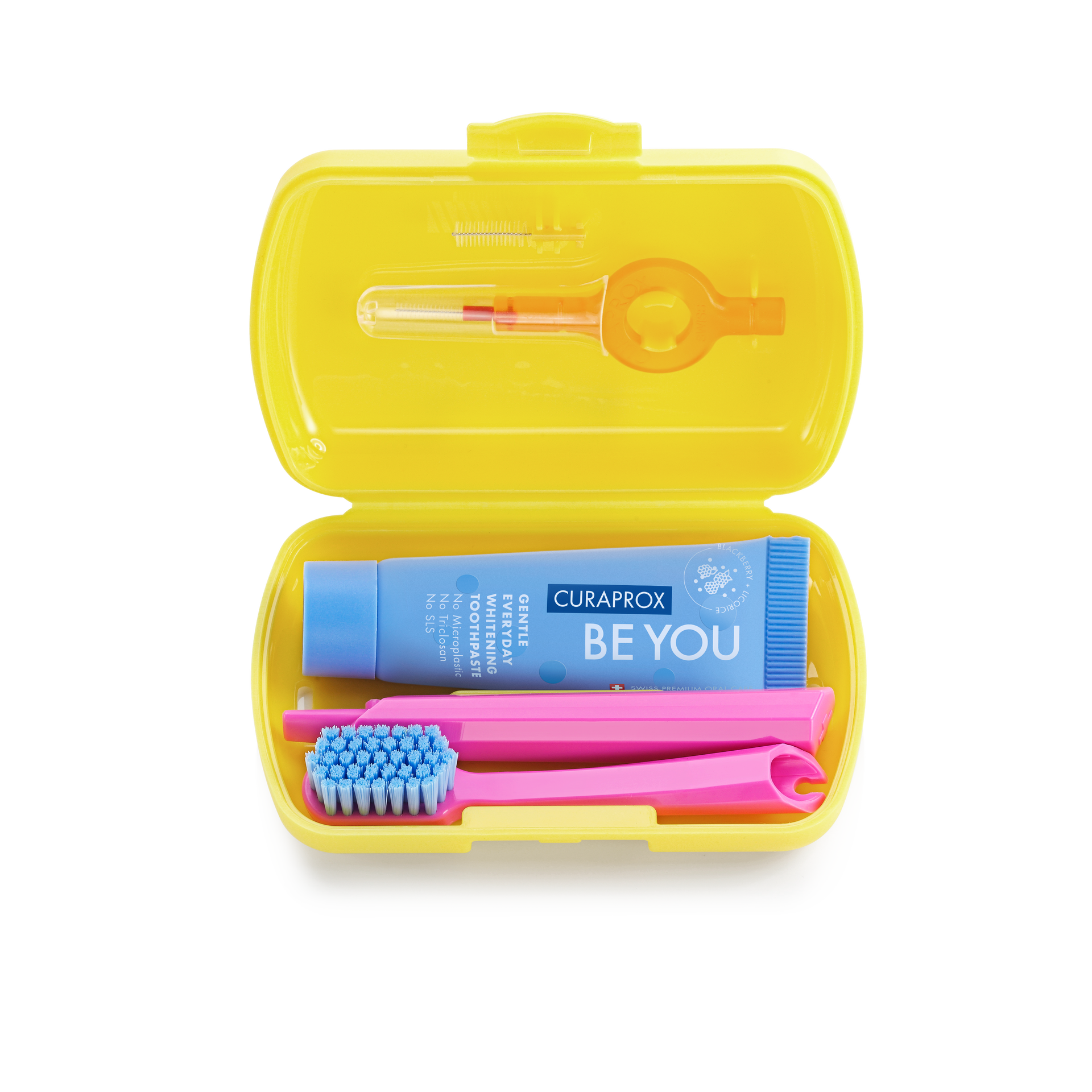 ערכת נסיעות בצהוב Travel set