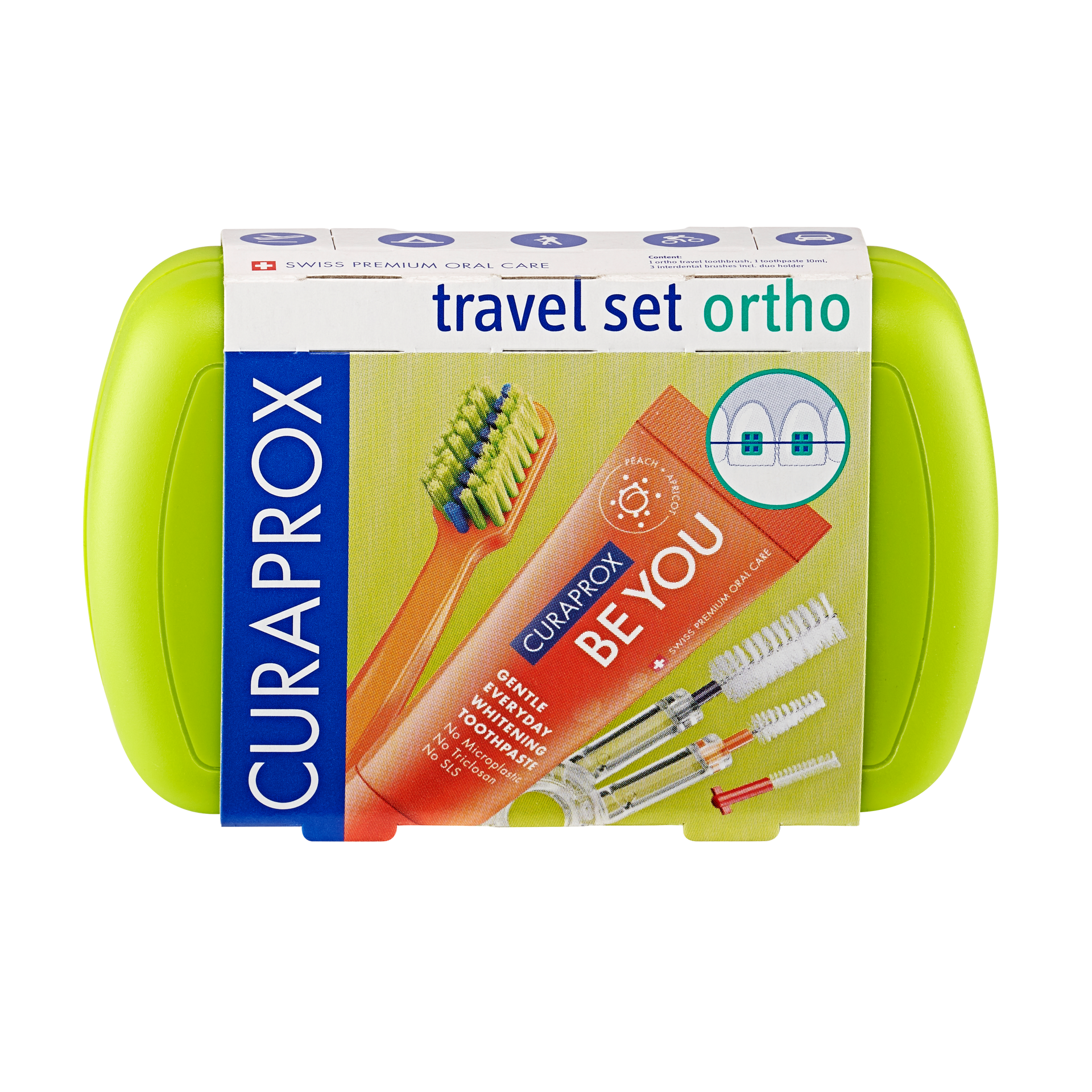 Ortho travel set, green