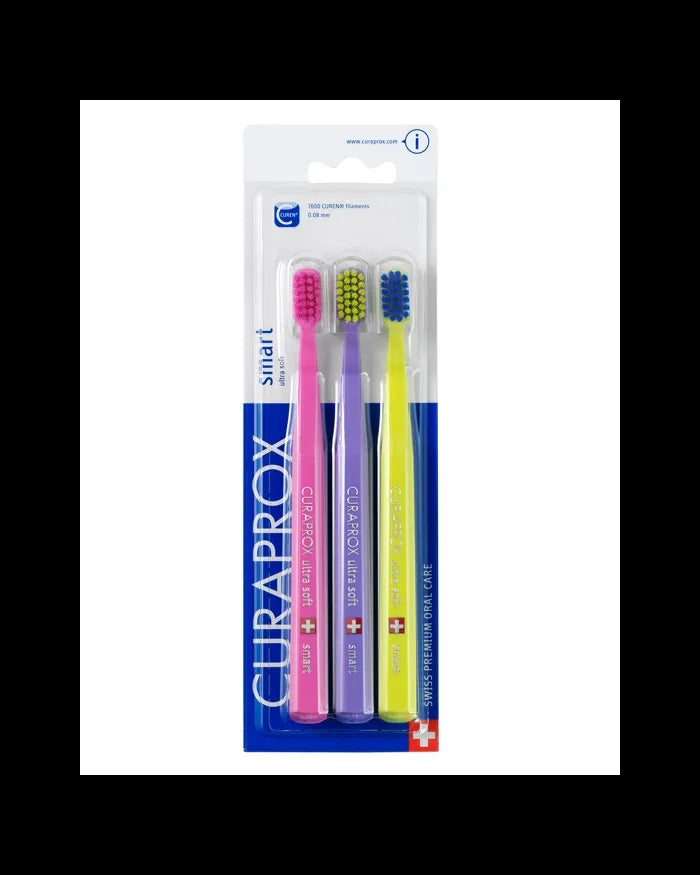 סט שלוש מברשות שיניים CS Smart