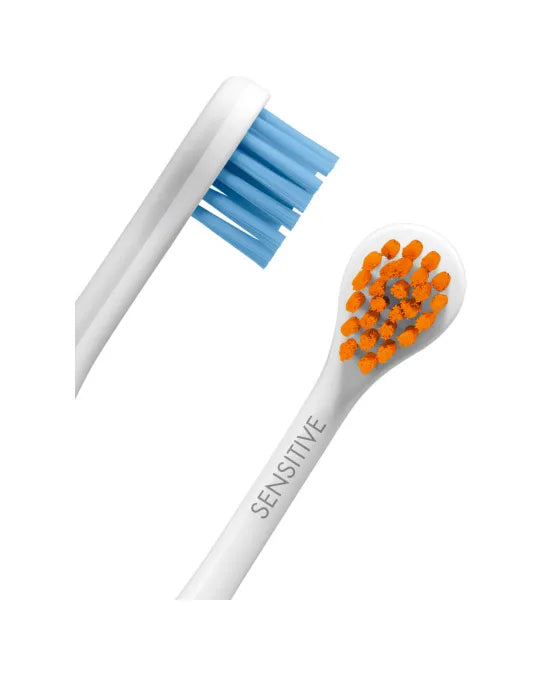 ראשי מברשת חשמלית להחלפה כחול כתום Hydrosonic Sensitive