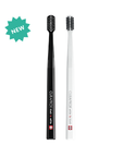 מארז 2 מברשות שיניים שחור ולבן Curaprox Black is White Duo